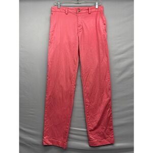 Vineyard Vines Breaker Pants Mens 28x30 Pink Chino Flat Front Casual Preppy
